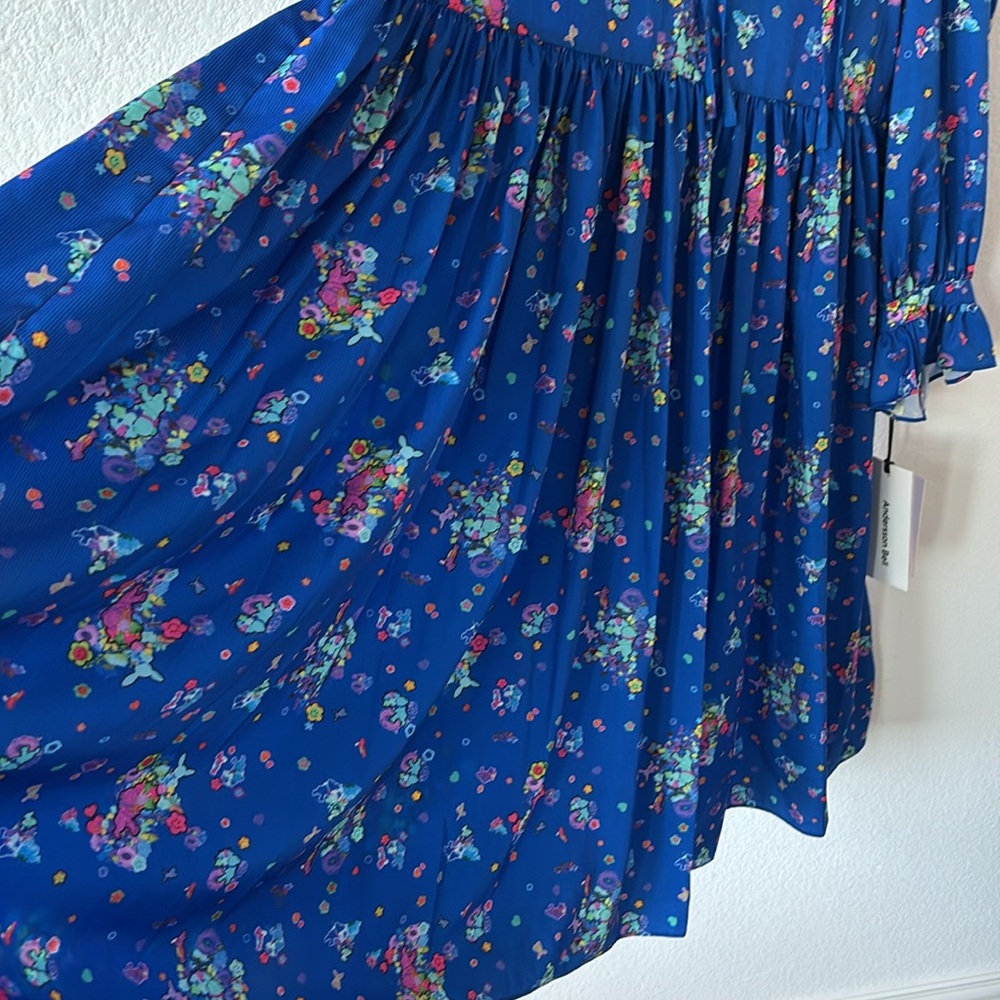 Andersson Bell Flower Bear Print Ruffle Dress in M - Picture 7 of 11